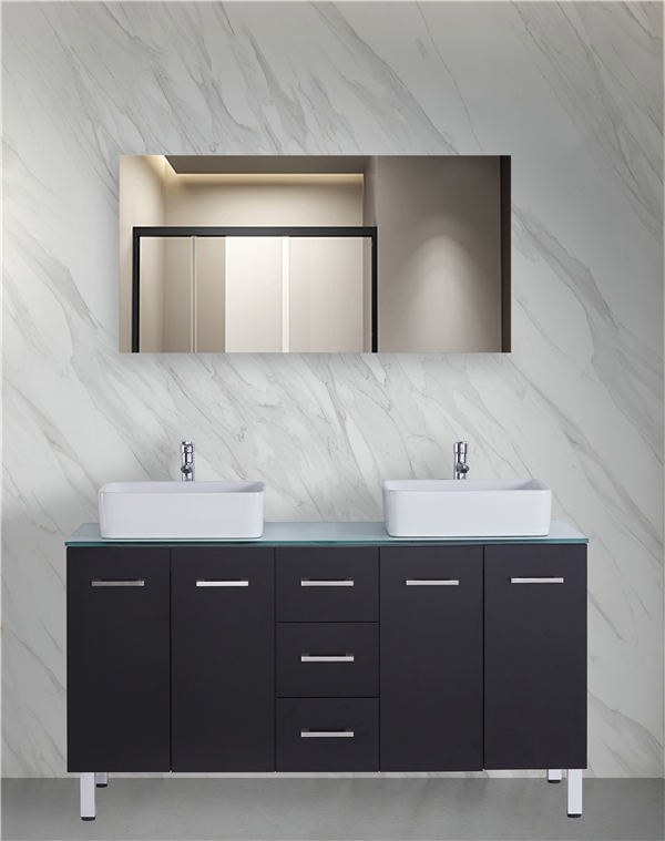 青い洗面化粧台GGP19